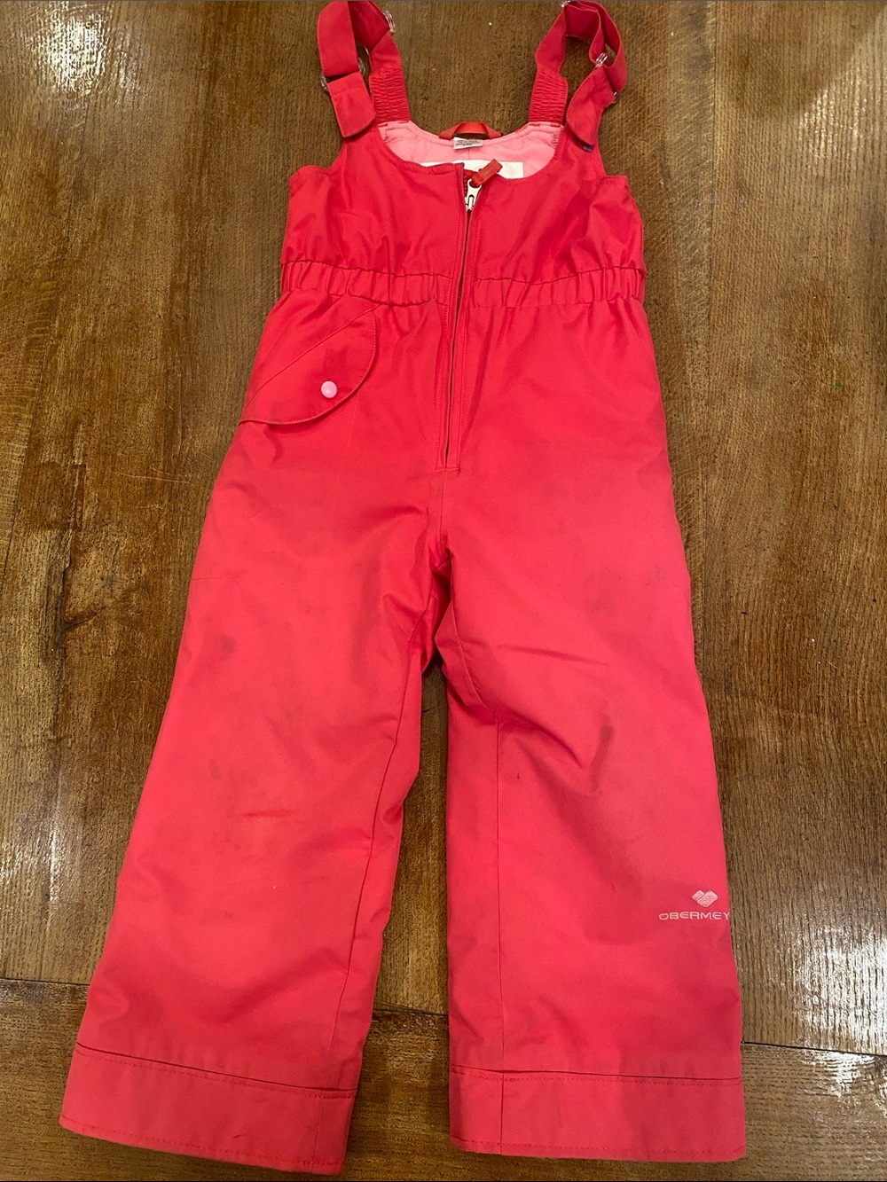 Obermeyer Girls Size 5 I-Grow Ski Bibs